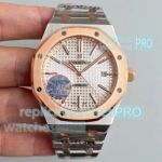 JF Factory Copy Audemars Piguet Royal Oak 15400 Two-Tone Silver Dial Watch